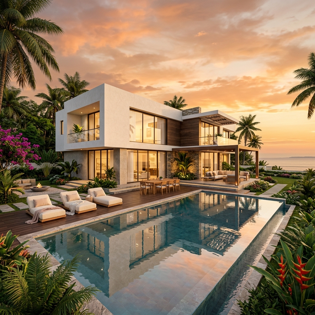 Villa de luxe avec piscine — KMAL IMMO